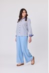 FLEET STRIPE SHIRT - navy strpe